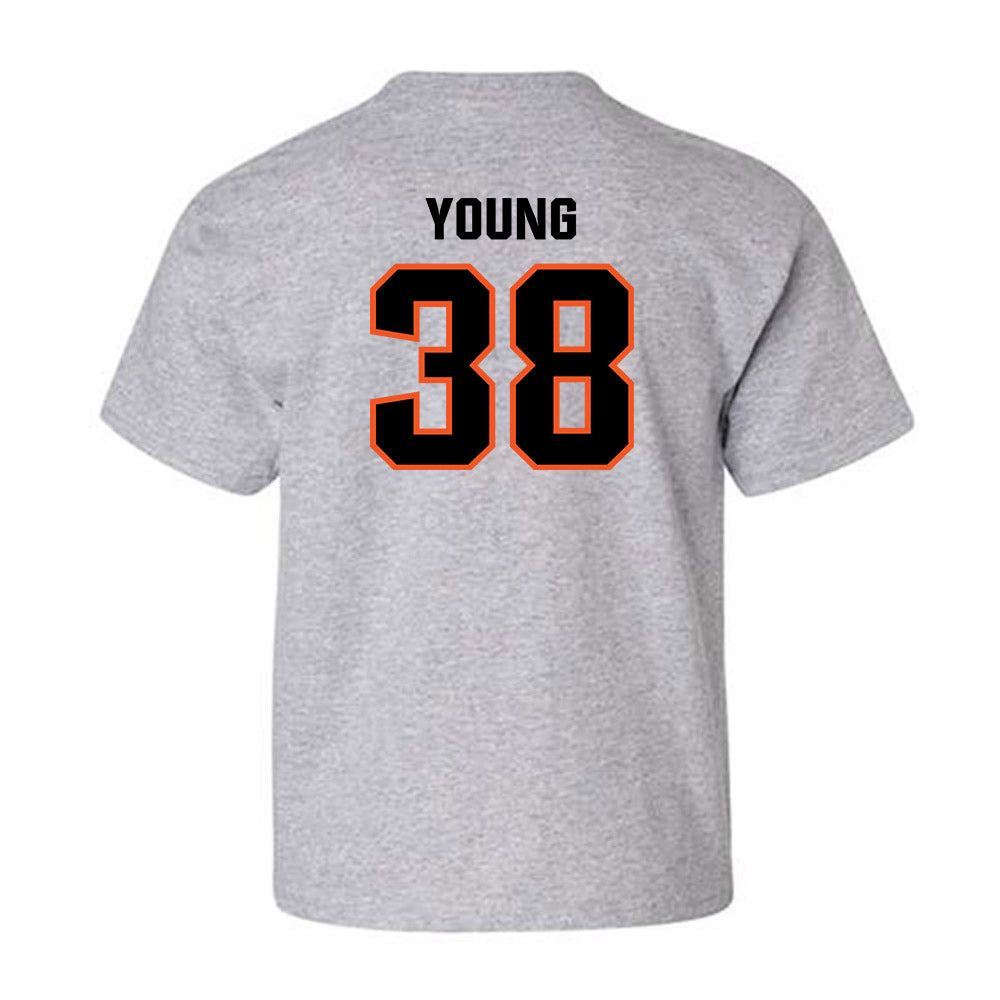 Oklahoma State - NCAA Football : Carlveon Young - Classic Shersey Youth T-Shirt-1