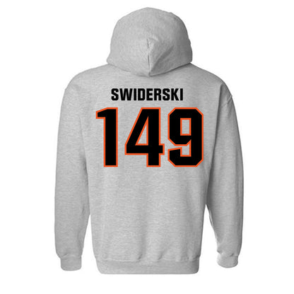 Oklahoma State - NCAA Wrestling : Casey Swiderski - Classic Shersey Hooded Sweatshirt-1