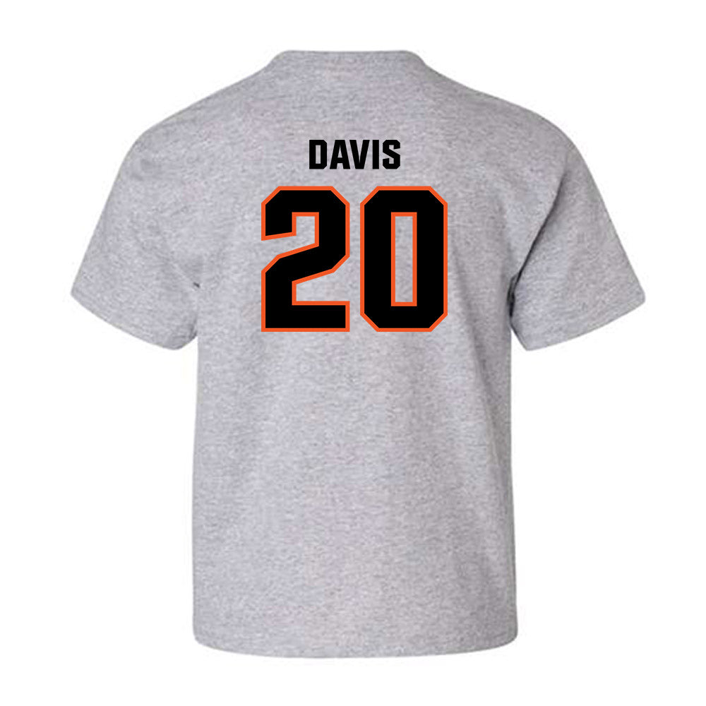 Oklahoma State - NCAA Football : Taurean Davis - Classic Shersey Youth T-Shirt-1