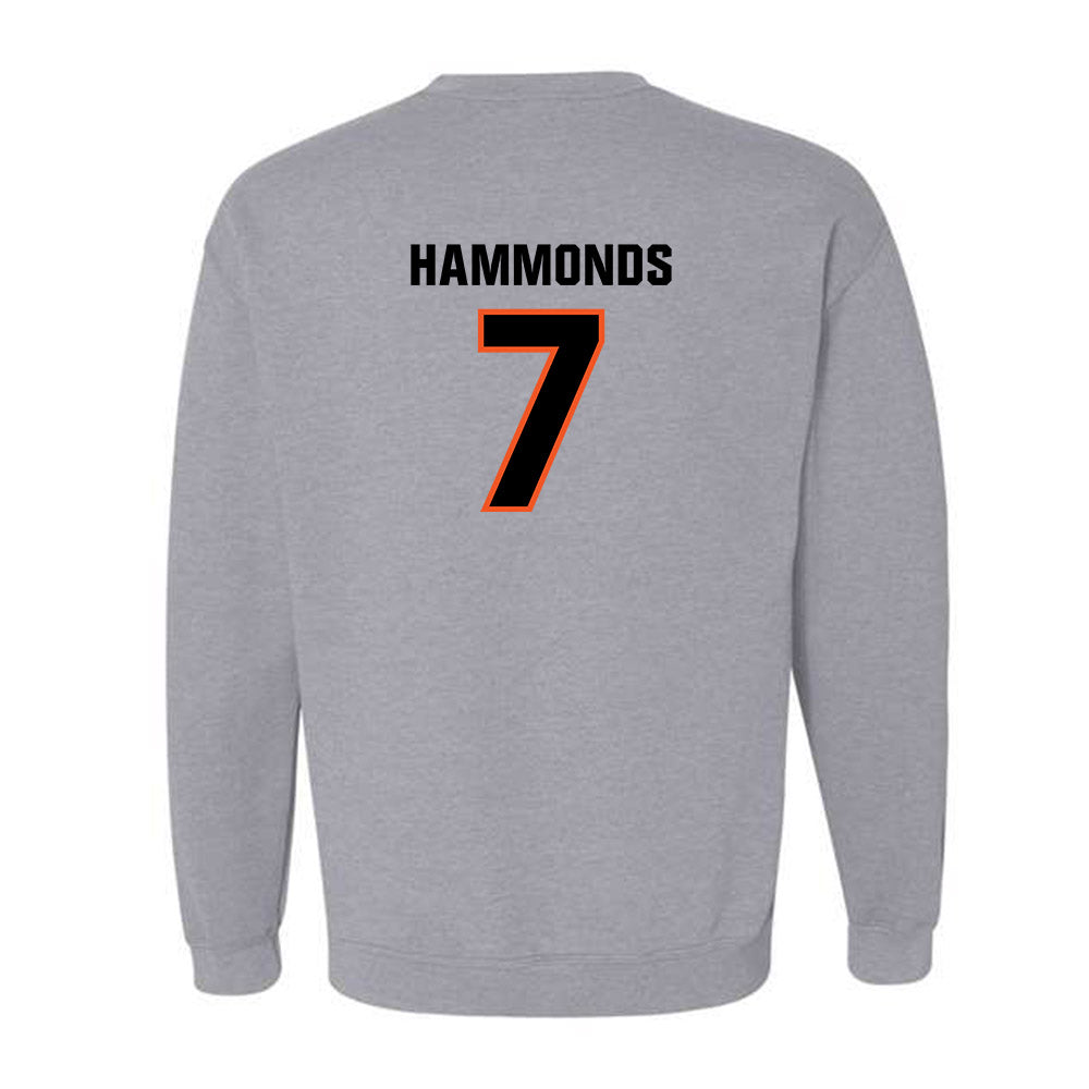 Oklahoma State - NCAA Football : Quinton Hammonds - Classic Shersey Crewneck Sweatshirt-1