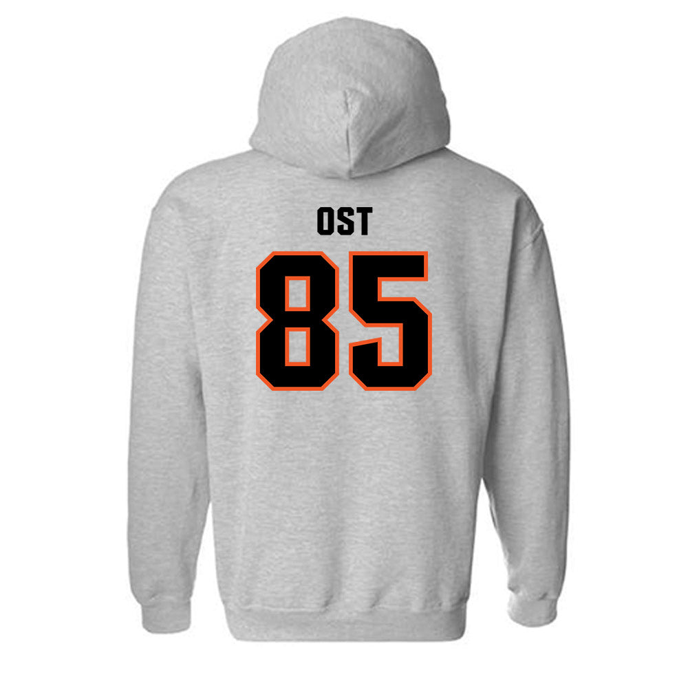 Oklahoma State - NCAA Football : Nate Ost - Classic Shersey Hooded Sweatshirt-1