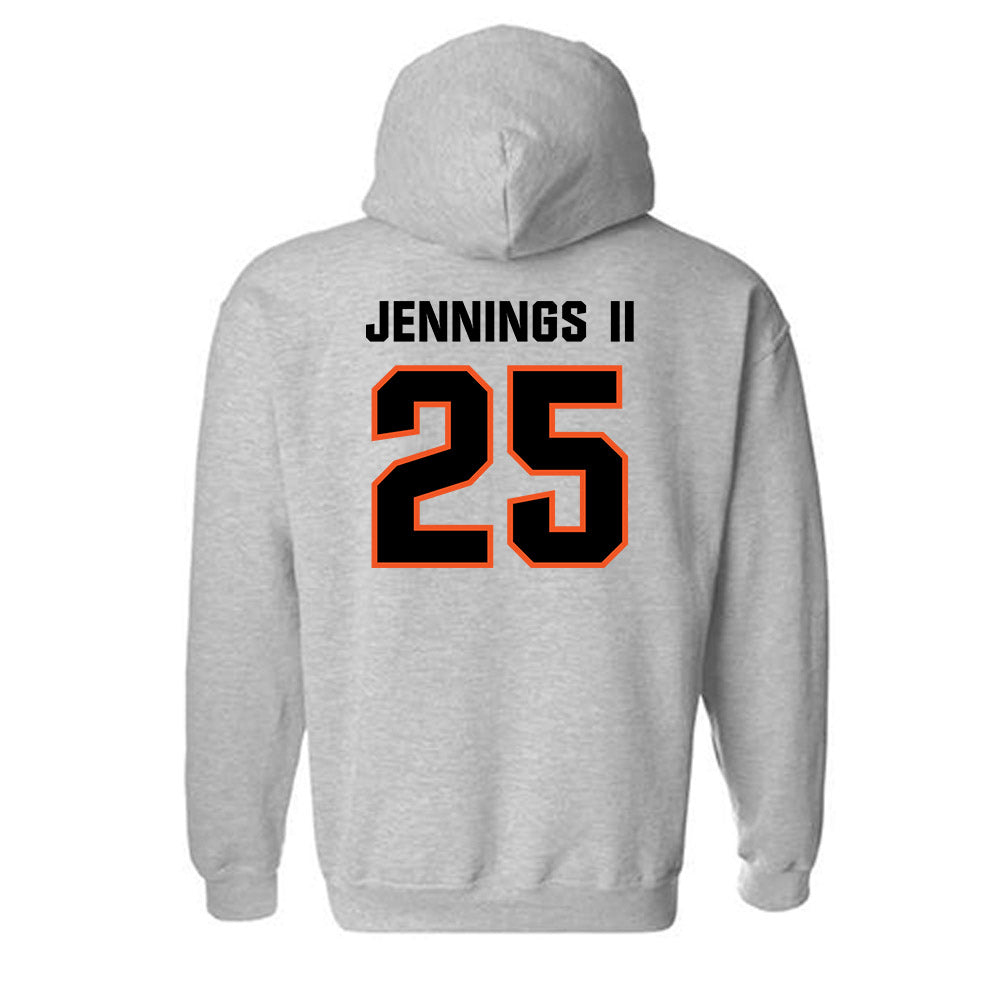 Oklahoma State - NCAA Men's Basketball : Robert Jennings II - Classic Shersey Hooded Sweatshirt-1