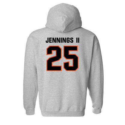 Oklahoma State - NCAA Men's Basketball : Robert Jennings II - Classic Shersey Hooded Sweatshirt-1