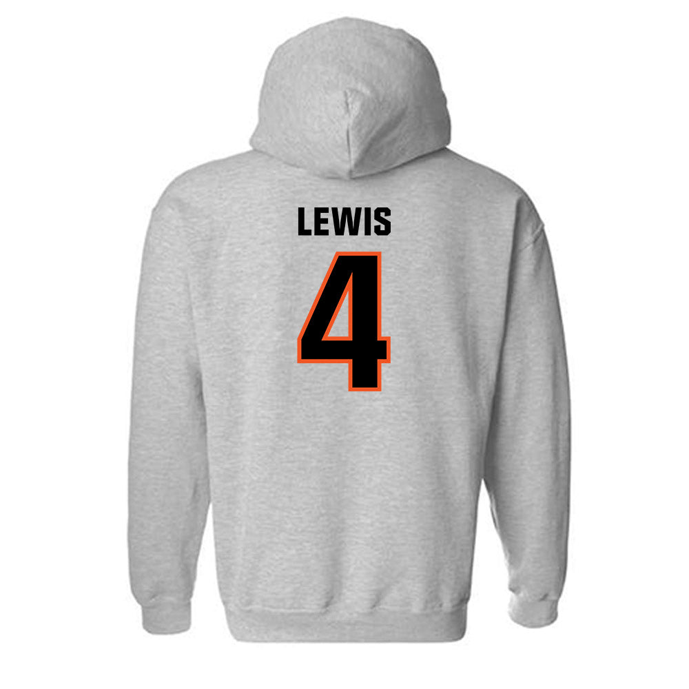 Oklahoma State - NCAA Football : Terrence Lewis - Classic Shersey Hooded Sweatshirt-1