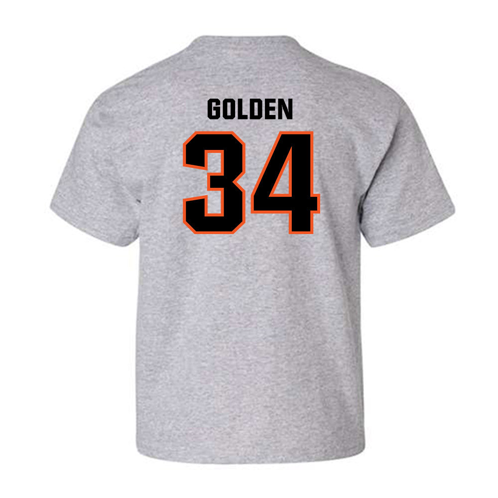 Oklahoma State - NCAA Baseball : Josiah Golden - Classic Shersey Youth T-Shirt-1