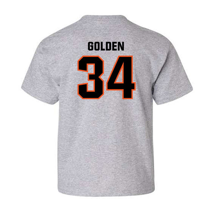 Oklahoma State - NCAA Baseball : Josiah Golden - Classic Shersey Youth T-Shirt-1