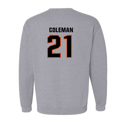 Oklahoma State - NCAA Men's Basketball : Isaiah Coleman - Classic Shersey Crewneck Sweatshirt-1