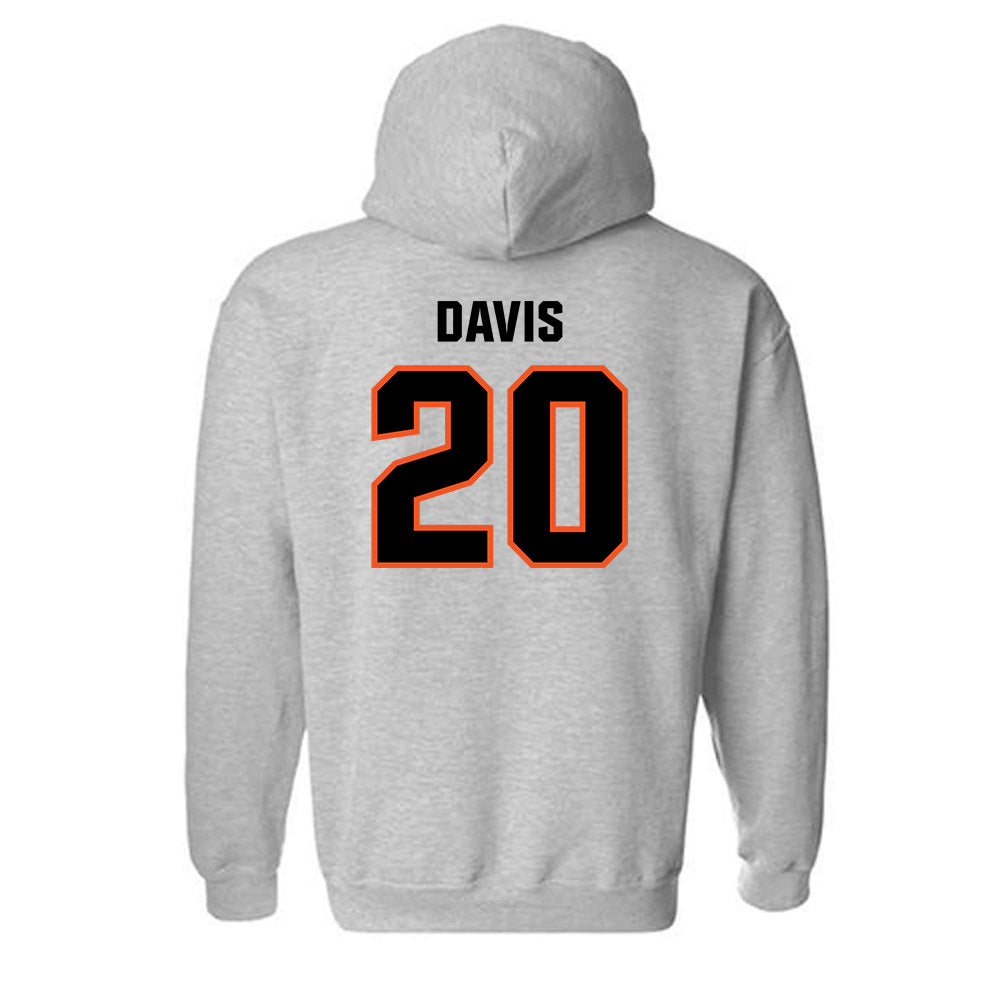 Oklahoma State - NCAA Football : Taurean Davis - Classic Shersey Hooded Sweatshirt-1