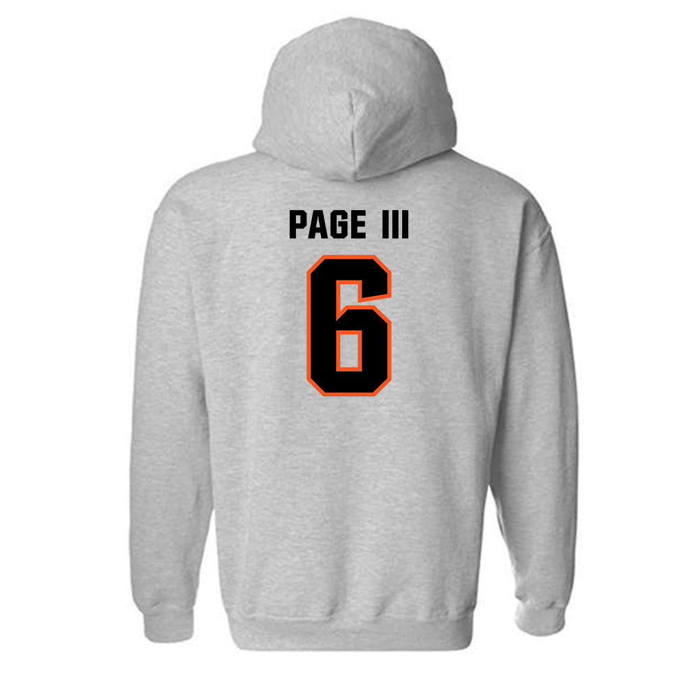 Oklahoma State - NCAA Football : Tre Page III - Classic Shersey Hooded Sweatshirt-1