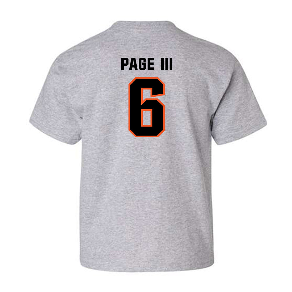 Oklahoma State - NCAA Football : Tre Page III - Classic Shersey Youth T-Shirt-1