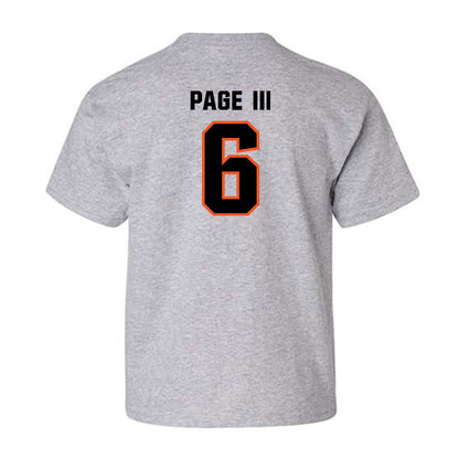 Oklahoma State - NCAA Football : Tre Page III - Classic Shersey Youth T-Shirt-1