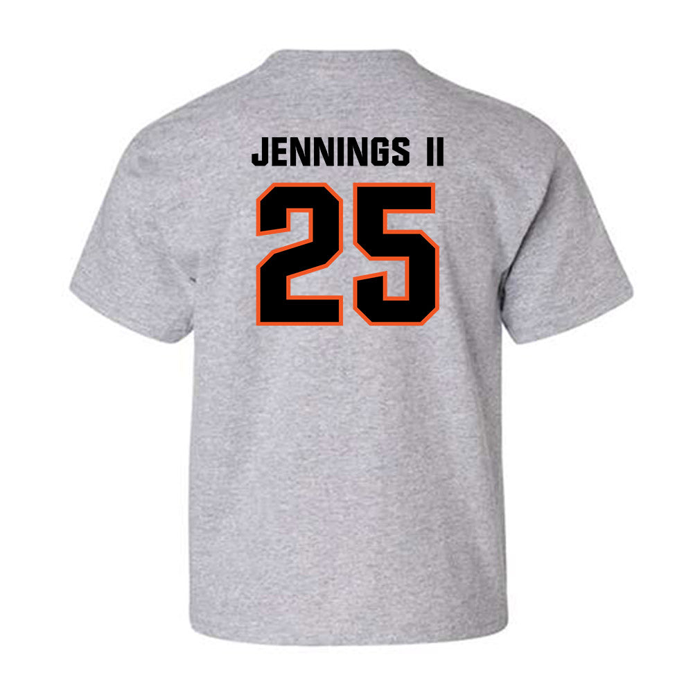 Oklahoma State - NCAA Men's Basketball : Robert Jennings II - Classic Shersey Youth T-Shirt-1