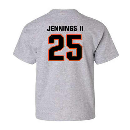 Oklahoma State - NCAA Men's Basketball : Robert Jennings II - Classic Shersey Youth T-Shirt-1