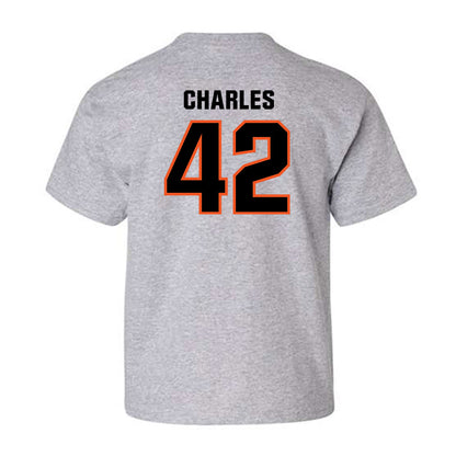 Oklahoma State - NCAA Football : Malik Charles - Classic Shersey Youth T-Shirt-1