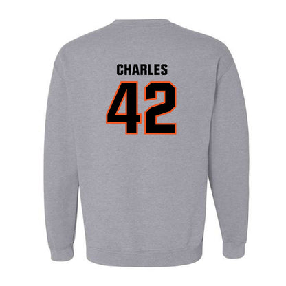 Oklahoma State - NCAA Football : Malik Charles - Classic Shersey Crewneck Sweatshirt-1