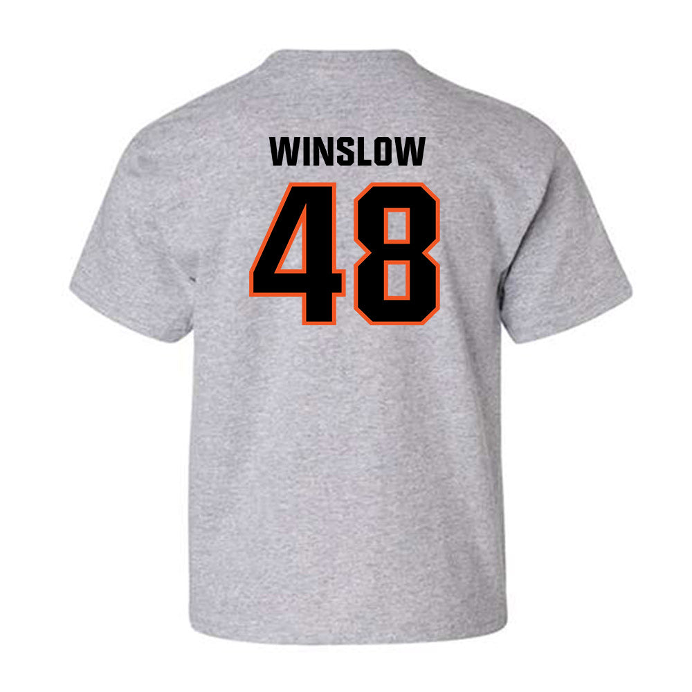 Oklahoma State - NCAA Baseball : Drew Winslow - Classic Shersey Youth T-Shirt-1