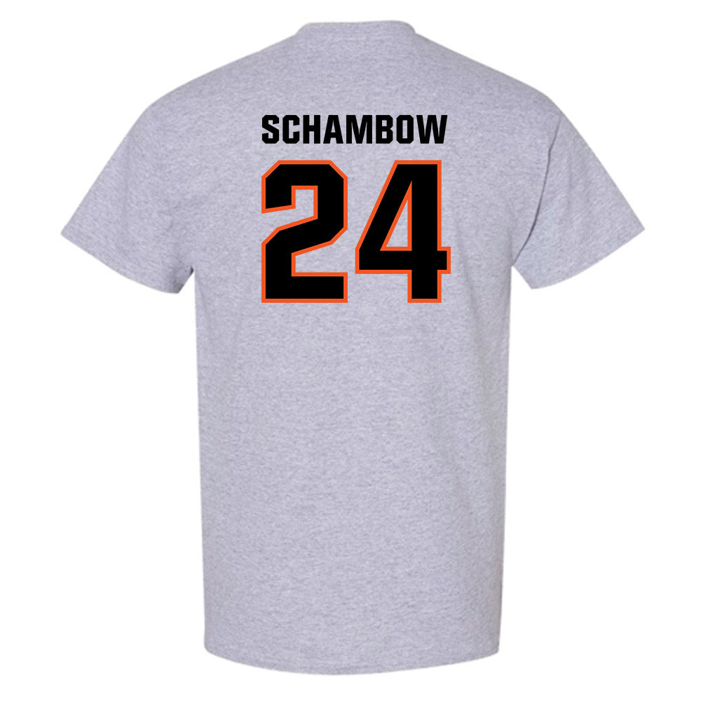 Oklahoma State - NCAA Baseball : Quinn Schambow - Classic Shersey T-Shirt-1