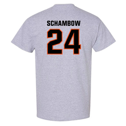 Oklahoma State - NCAA Baseball : Quinn Schambow - Classic Shersey T-Shirt-1
