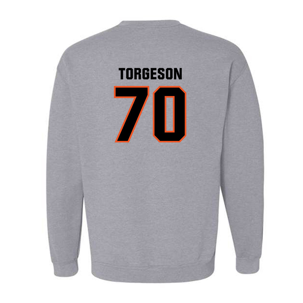 Oklahoma State - NCAA Football : Shaun Torgeson - Classic Shersey Crewneck Sweatshirt-1
