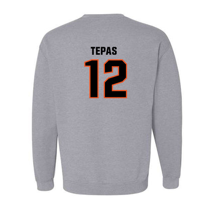 Oklahoma State - NCAA Football : Luke Tepas - Classic Shersey Crewneck Sweatshirt-1