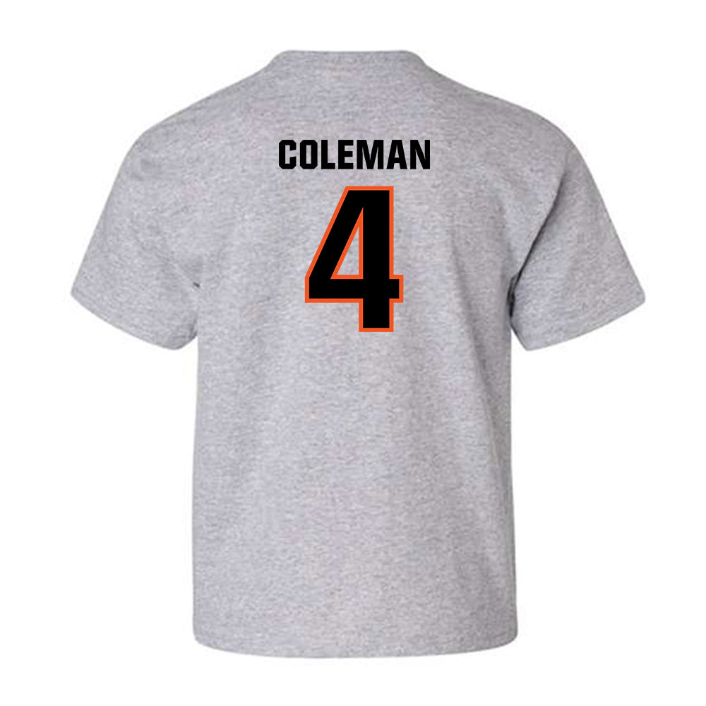 Oklahoma State - NCAA Men's Basketball : Christian Coleman - Classic Shersey Youth T-Shirt-1