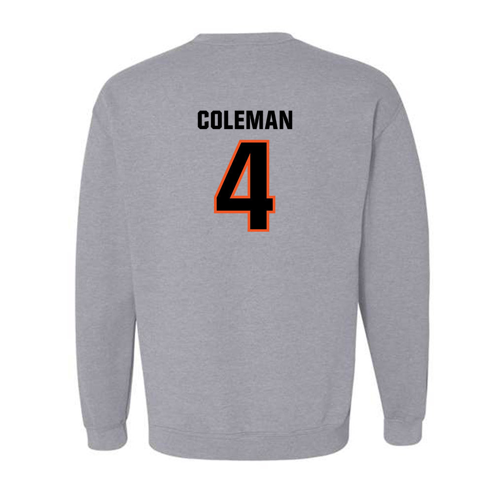 Oklahoma State - NCAA Men's Basketball : Christian Coleman - Classic Shersey Crewneck Sweatshirt-1