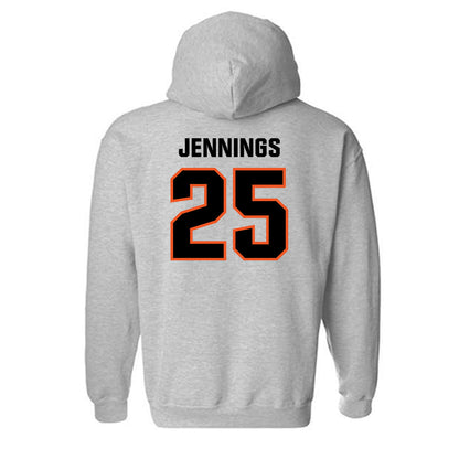 Oklahoma State - NCAA Men's Basketball : Robert Jennings - Classic Shersey Hooded Sweatshirt-1