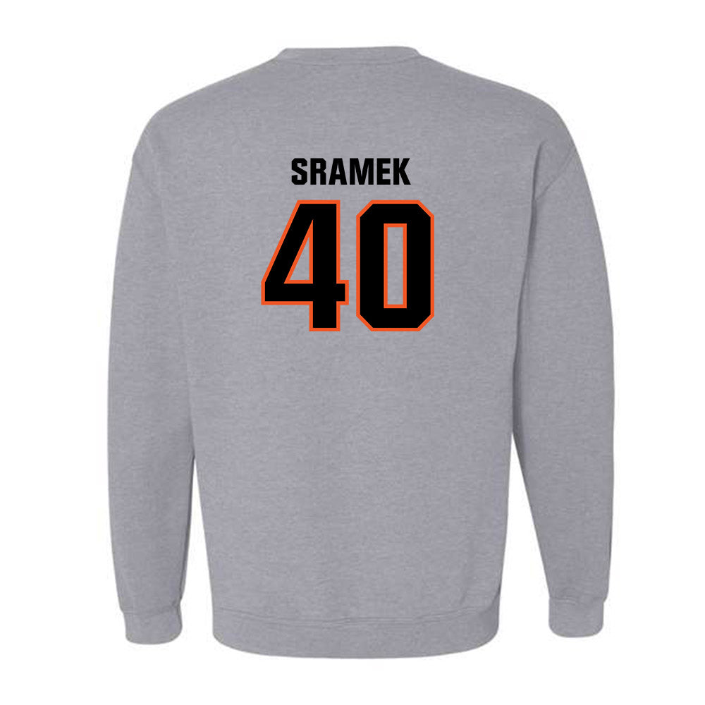Oklahoma State - NCAA Baseball : Caden Sramek - Classic Shersey Crewneck Sweatshirt-1