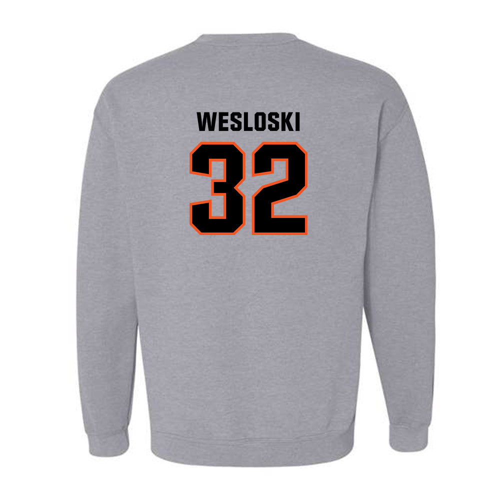 Oklahoma State - NCAA Football : Ethan Wesloski - Classic Shersey Crewneck Sweatshirt-1