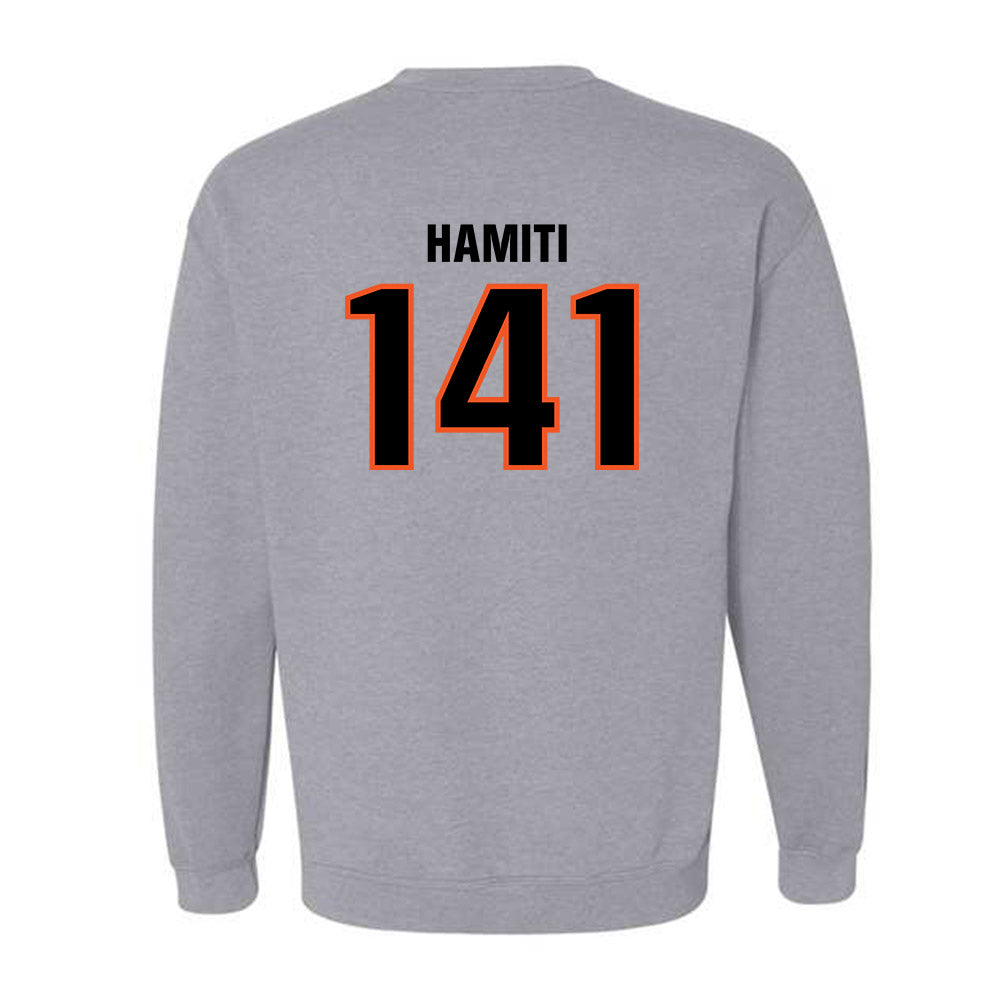 Oklahoma State - NCAA Wrestling : Jake Hamiti - Classic Shersey Crewneck Sweatshirt-1