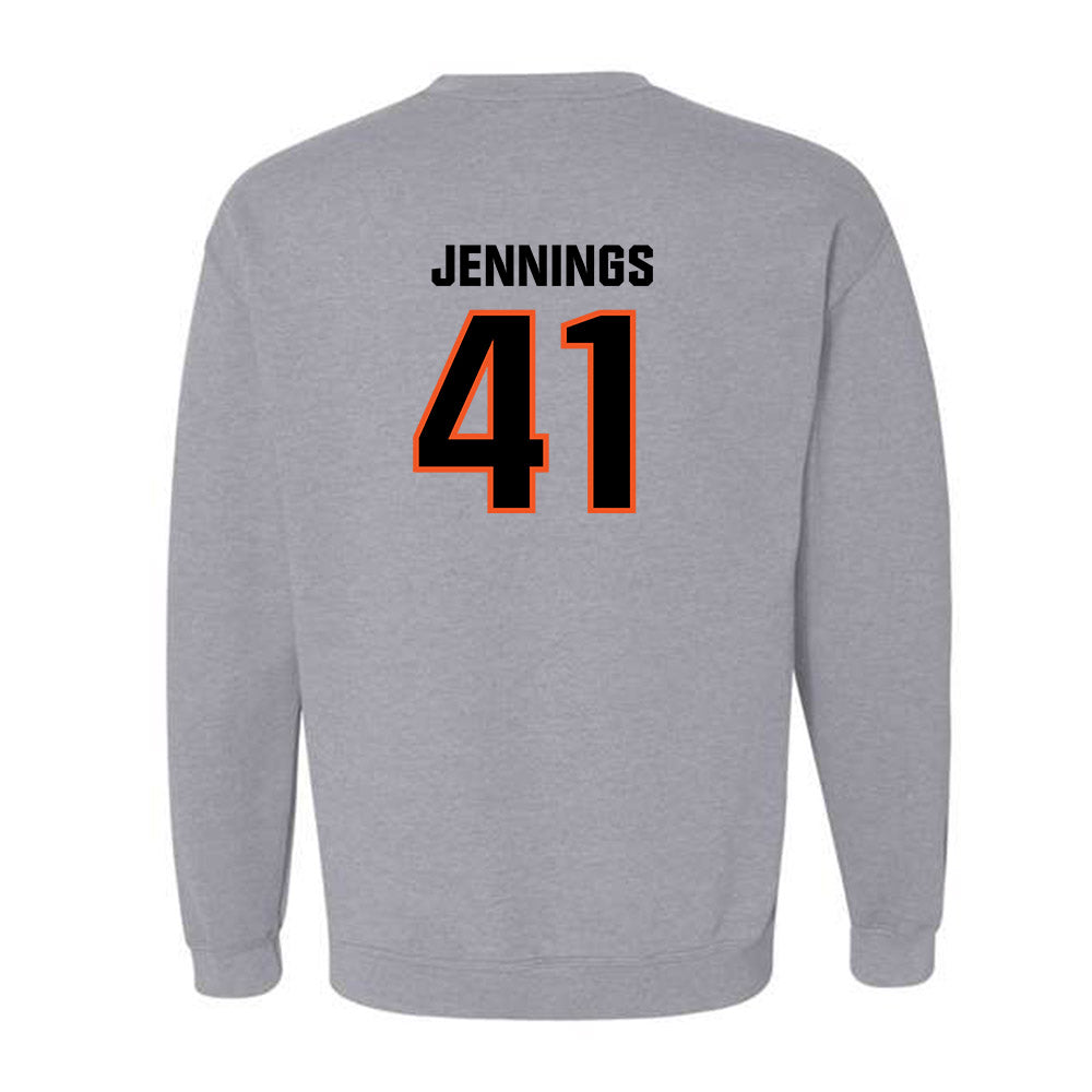 Oklahoma State - NCAA Baseball : Parker Jennings - Classic Shersey Crewneck Sweatshirt-1