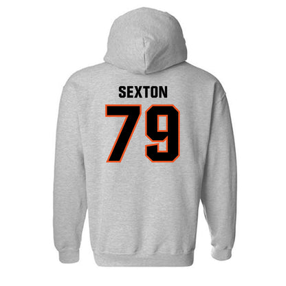 Oklahoma State - NCAA Football : Jacob Sexton - Classic Shersey Hooded Sweatshirt-1