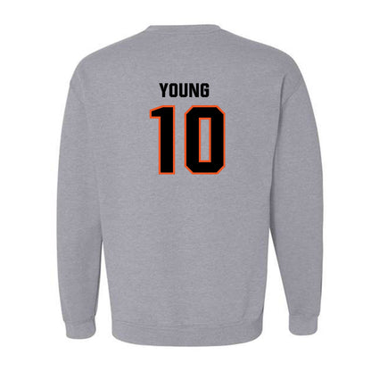 Oklahoma State - NCAA Football : Wyatt Young - Classic Shersey Crewneck Sweatshirt-1