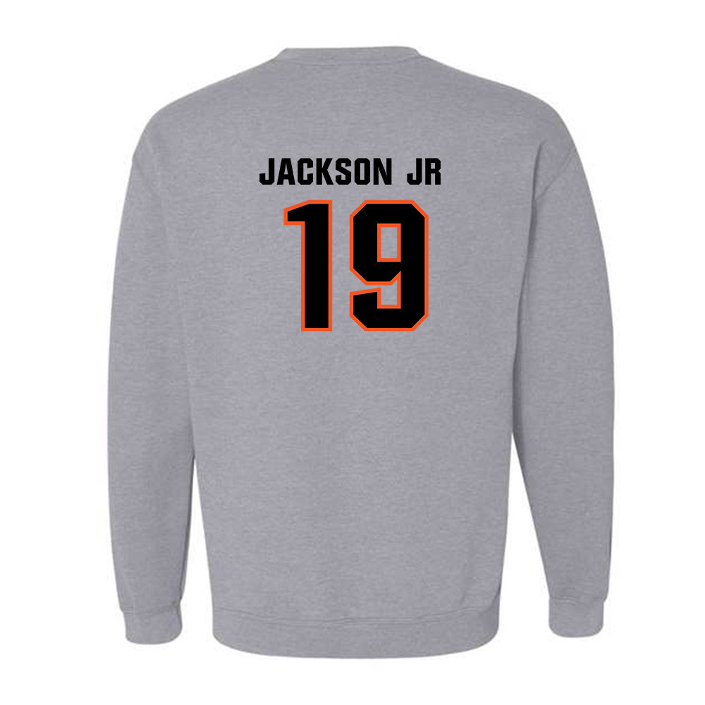 Oklahoma State - NCAA Football : DJ Jackson Jr - Classic Shersey Crewneck Sweatshirt-1