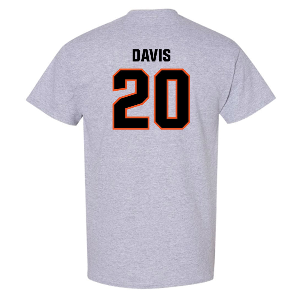 Oklahoma State - NCAA Football : Taurean Davis - Classic Shersey T-Shirt-1
