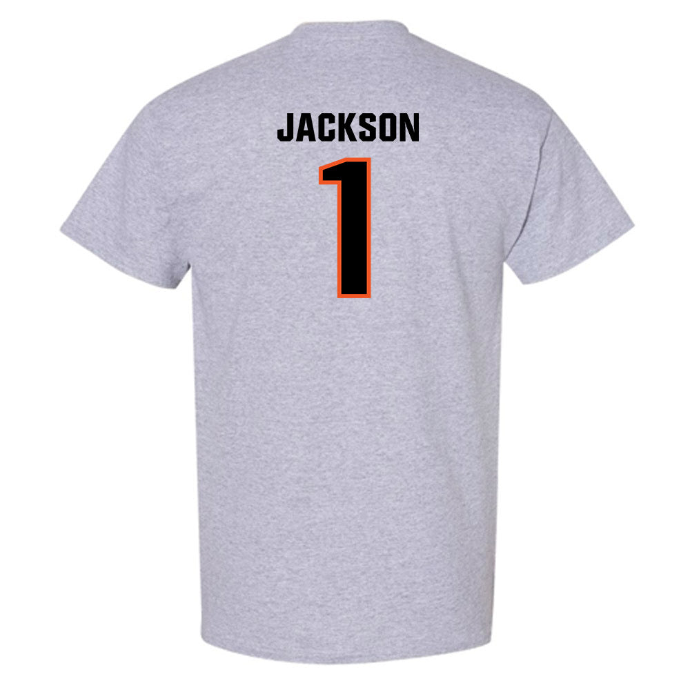 Oklahoma State - NCAA Football : Evan Jackson - Classic Shersey T-Shirt-1