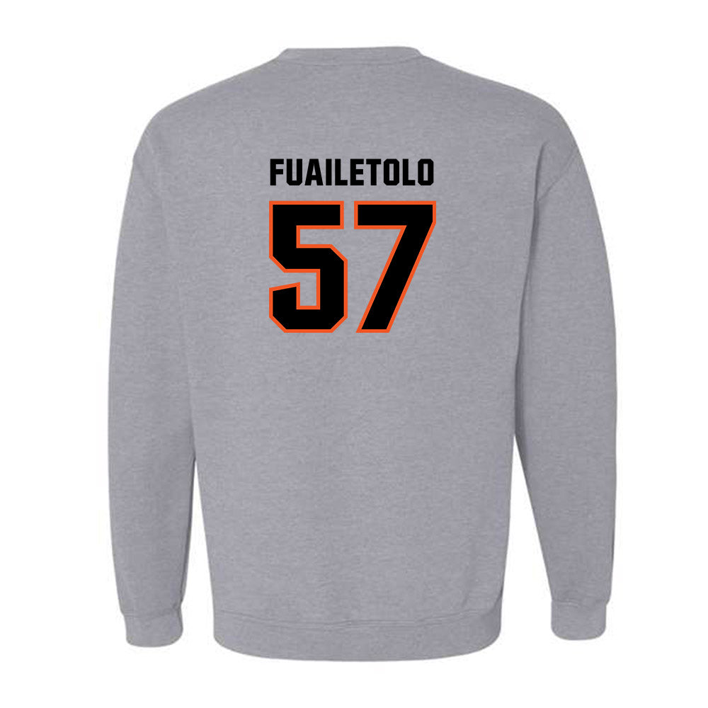 Oklahoma State - NCAA Football : Simona Fuailetolo - Classic Shersey Crewneck Sweatshirt-1
