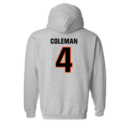 Oklahoma State - NCAA Men's Basketball : Christian Coleman - Classic Shersey Hooded Sweatshirt-1