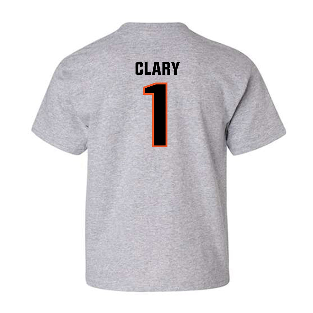 Oklahoma State - NCAA Men's Basketball : Kanye Clary - Classic Shersey Youth T-Shirt-1