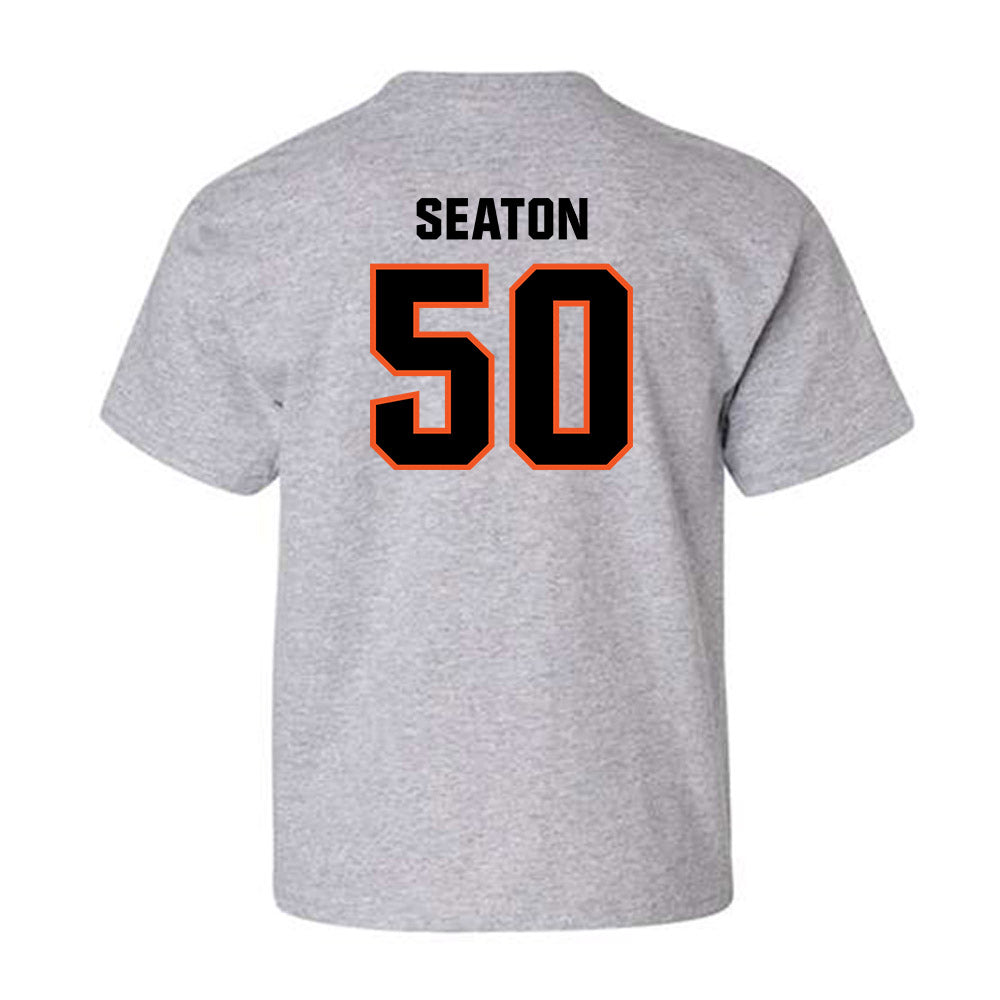 Oklahoma State - NCAA Football : Kole Seaton - Classic Shersey Youth T-Shirt-1