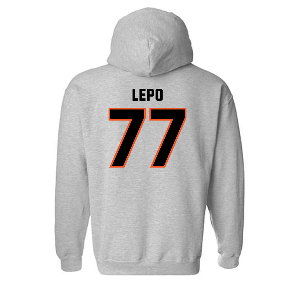 Oklahoma State - NCAA Football : Ashton Lepo - Classic Shersey Hooded Sweatshirt-1