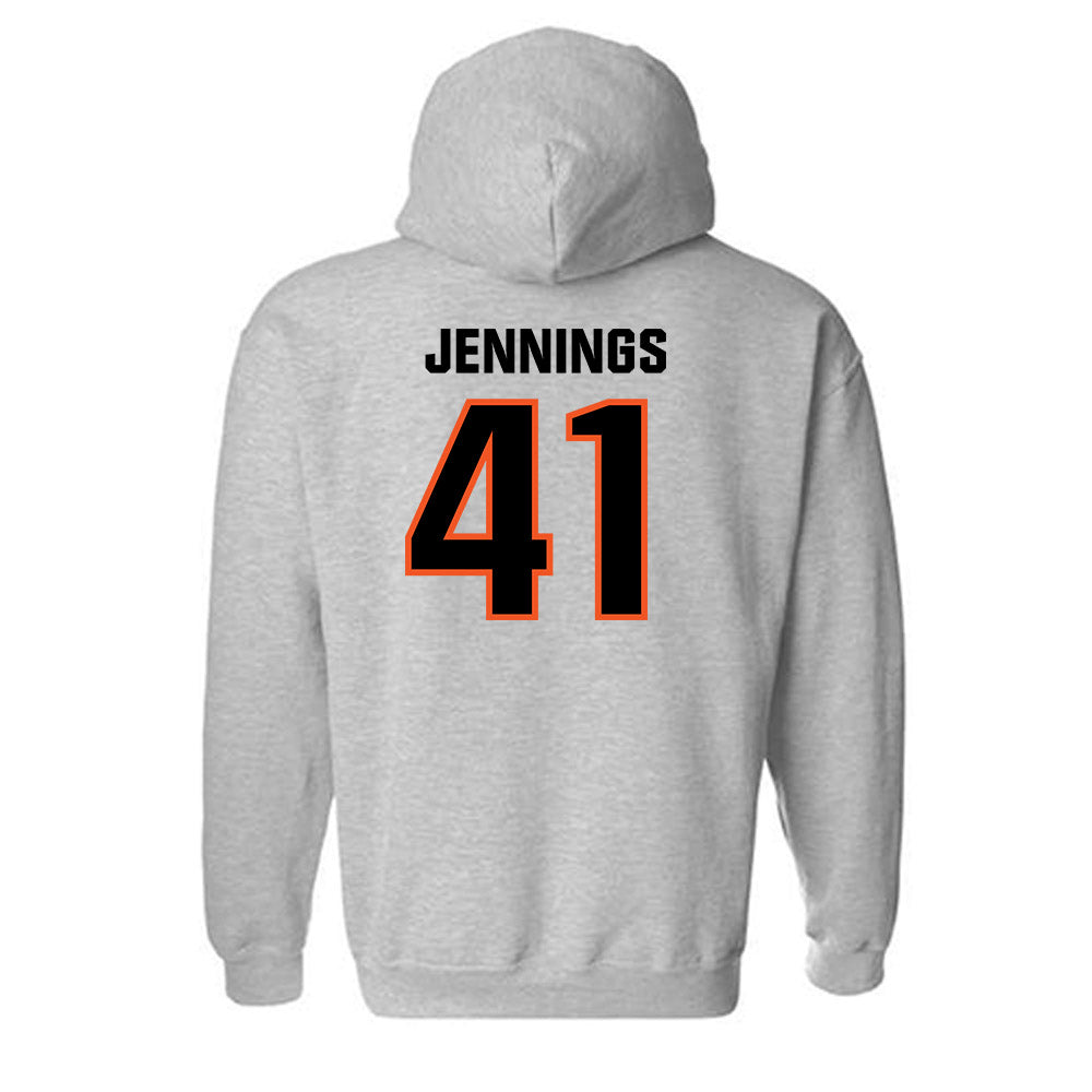 Oklahoma State - NCAA Baseball : Parker Jennings - Classic Shersey Hooded Sweatshirt-1