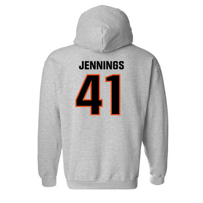 Oklahoma State - NCAA Baseball : Parker Jennings - Classic Shersey Hooded Sweatshirt-1