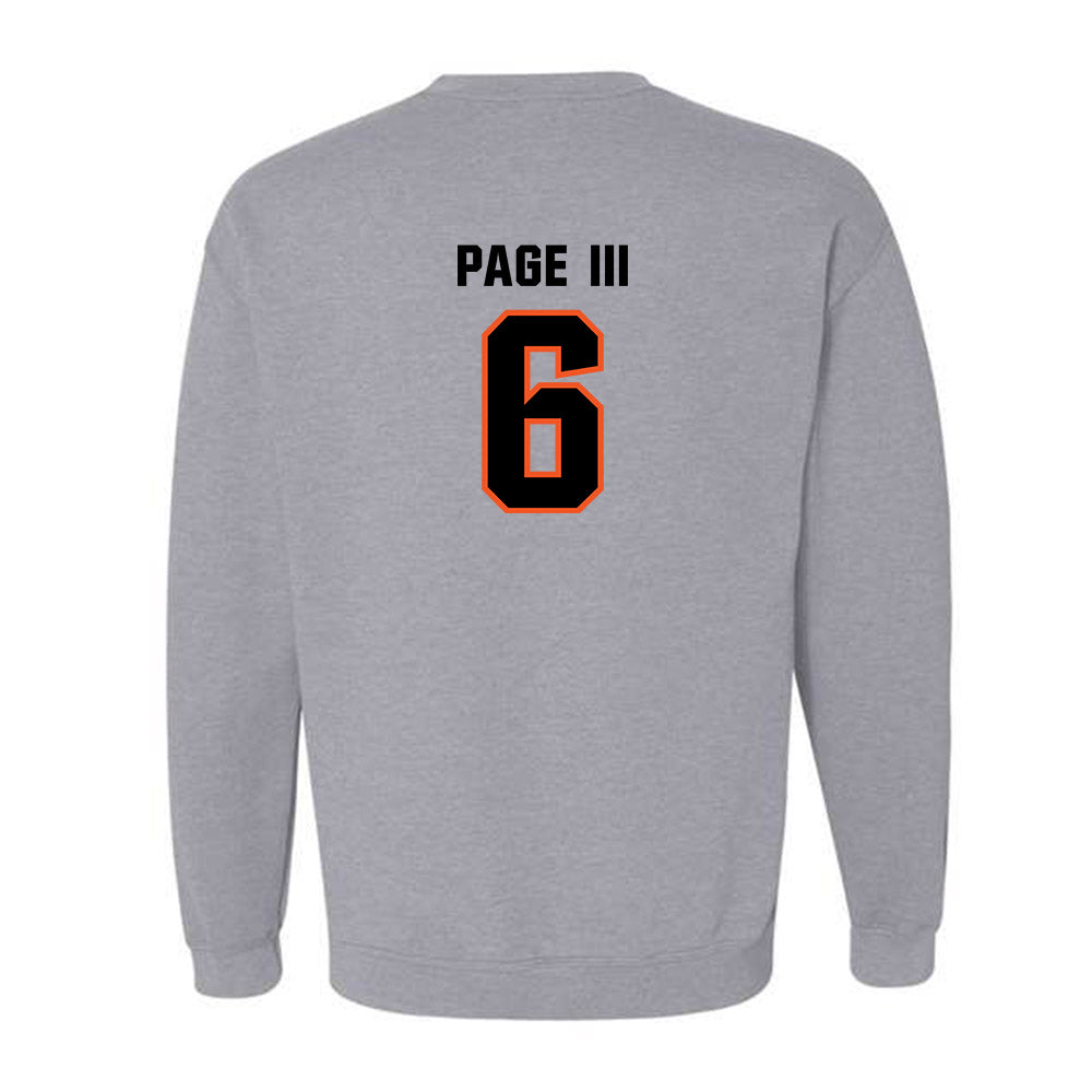 Oklahoma State - NCAA Football : Tre Page III - Classic Shersey Crewneck Sweatshirt-1