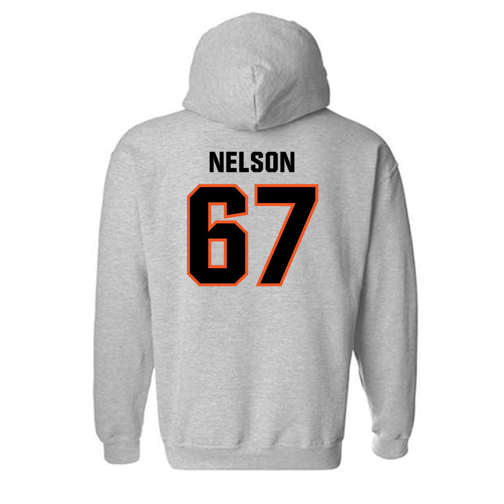 Oklahoma State - NCAA Football : Braydon Nelson - Classic Shersey Hooded Sweatshirt-1