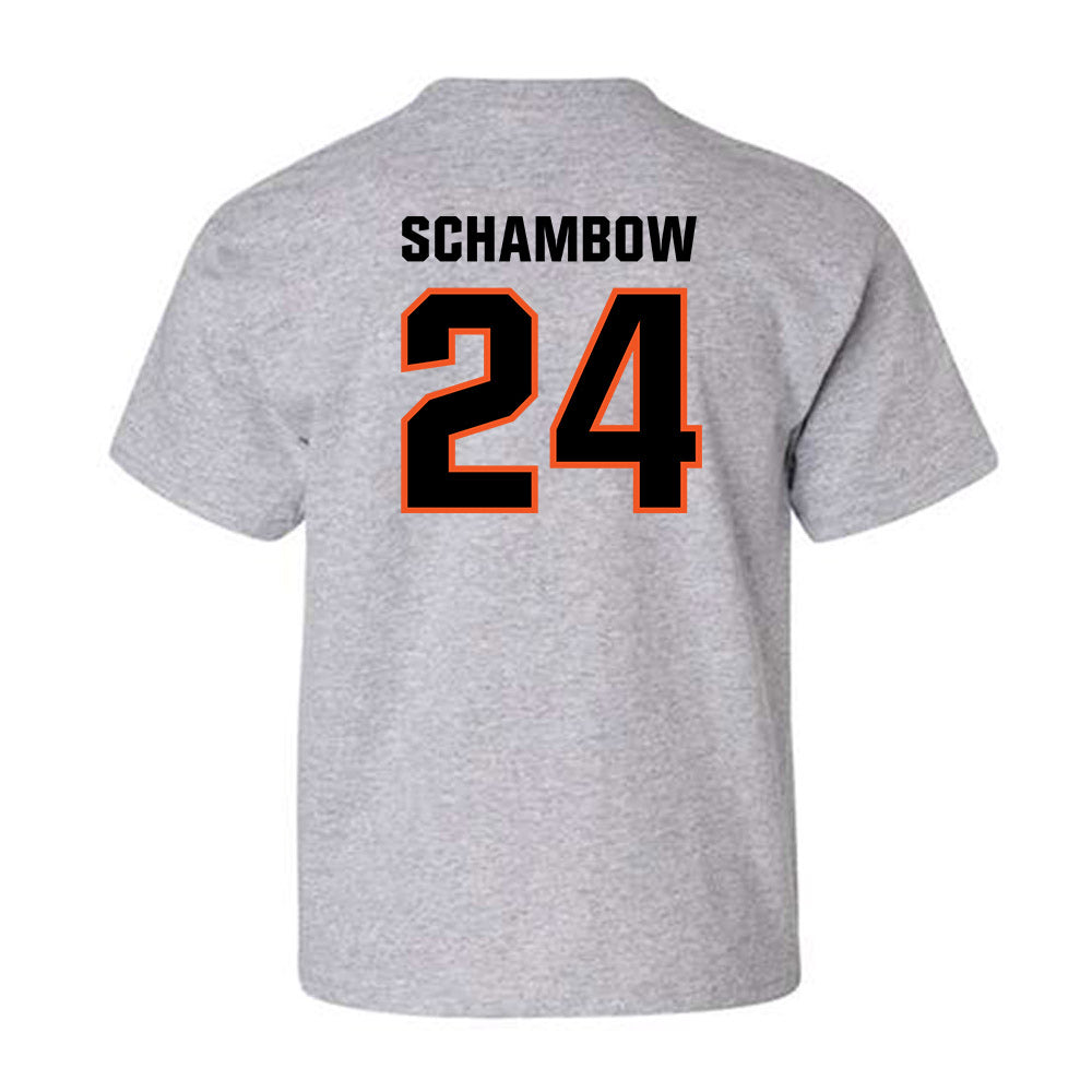 Oklahoma State - NCAA Baseball : Quinn Schambow - Classic Shersey Youth T-Shirt-1