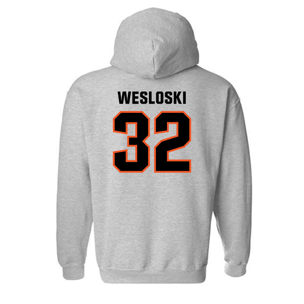 Oklahoma State - NCAA Football : Ethan Wesloski - Classic Shersey Hooded Sweatshirt-1