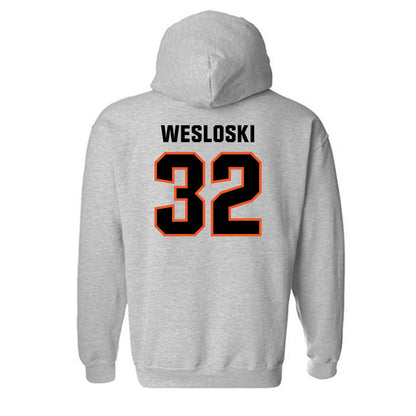 Oklahoma State - NCAA Football : Ethan Wesloski - Classic Shersey Hooded Sweatshirt-1