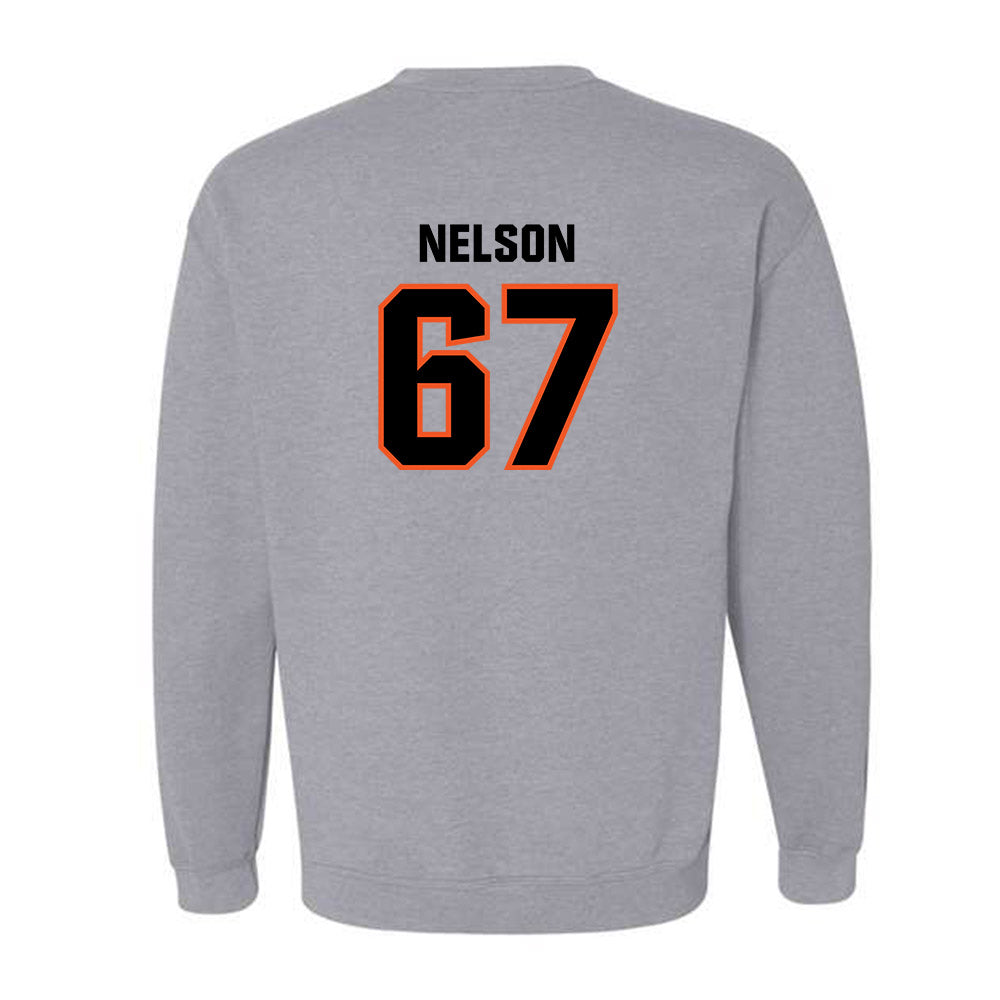Oklahoma State - NCAA Football : Braydon Nelson - Classic Shersey Crewneck Sweatshirt-1
