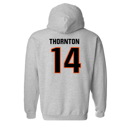 Oklahoma State - NCAA Football : Jabarie Thornton - Classic Shersey Hooded Sweatshirt-1